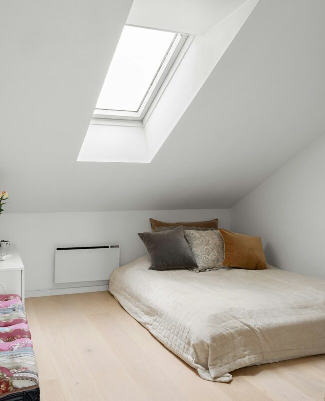 Bright loft conversion with skylights