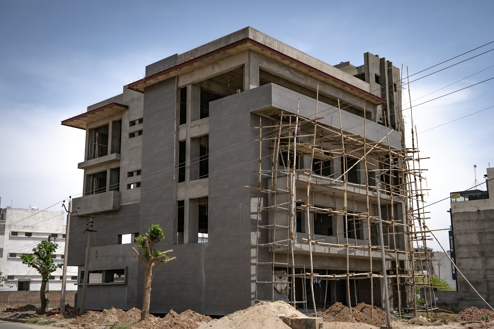Construction work to building regulations