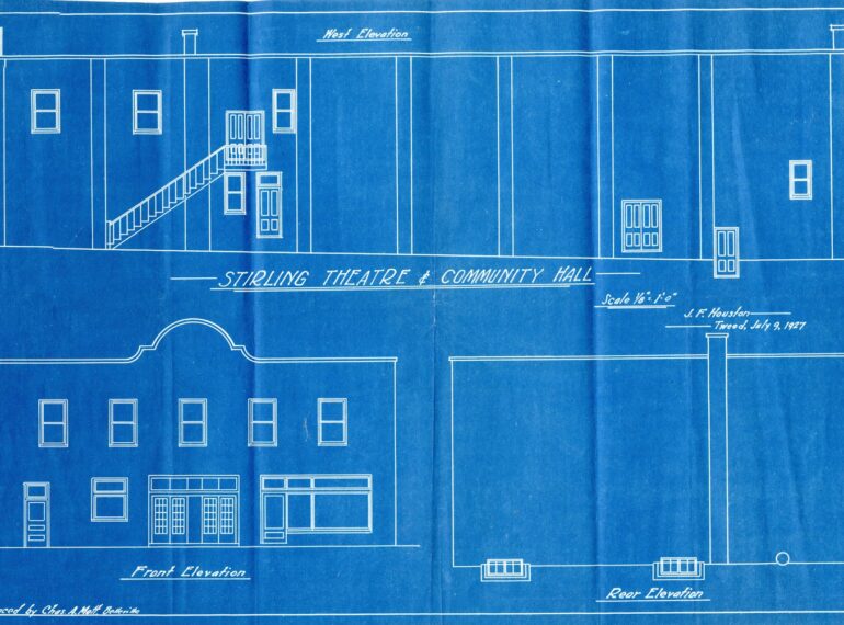 Proposed elevations drawn for council submission