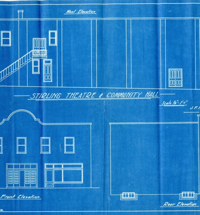 Proposed elevations drawn for council submission